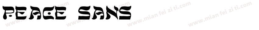 Peace Sans字体转换
